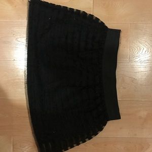 WET SEAL BLACK TULLE SKIRT WORN ONCE